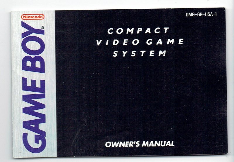 Image 0 of Nintendo Gameboy Compact Video game System Owners Manual Only