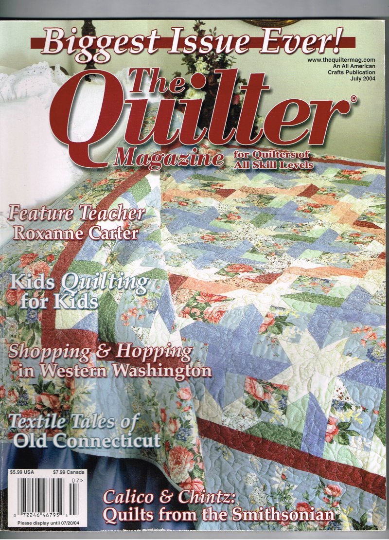 Image 0 of The Quilter Magazine July 2004