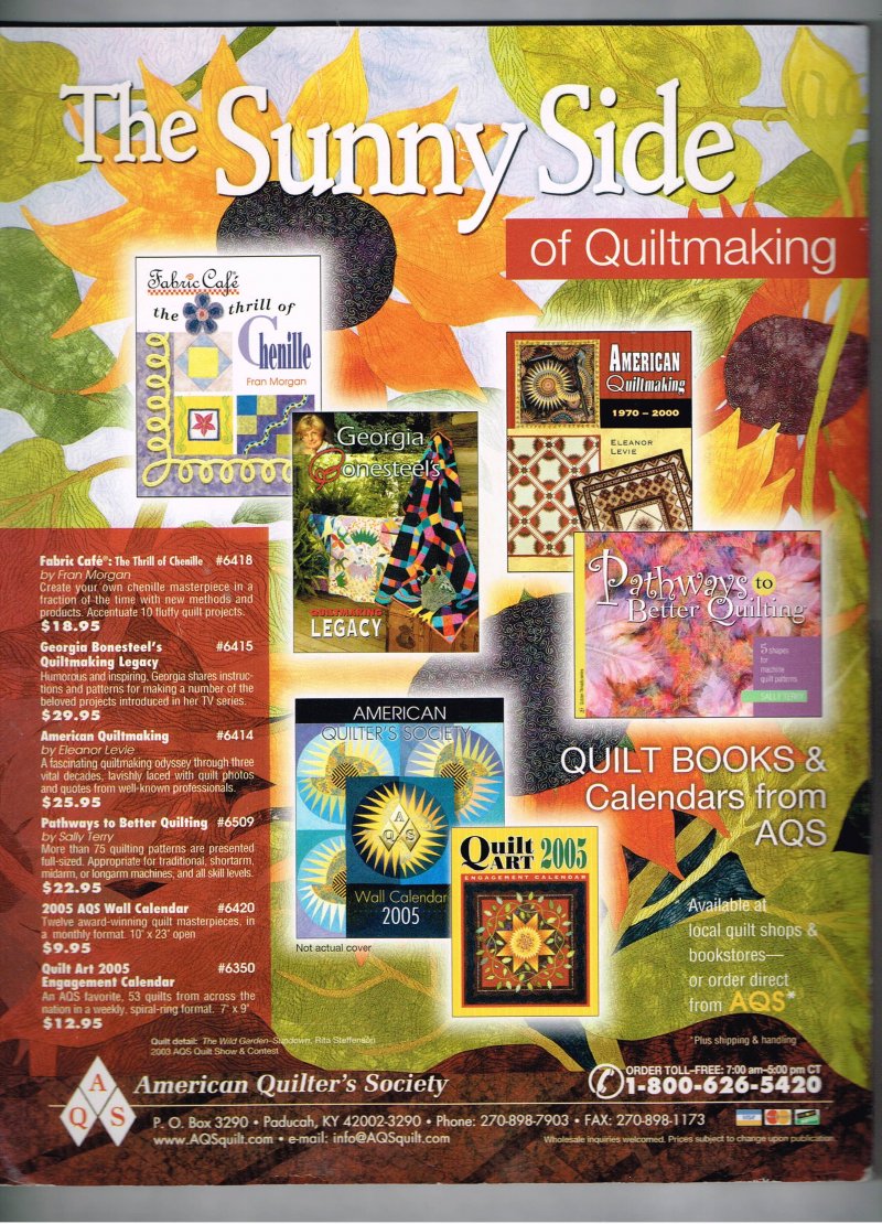 Image 1 of The Quilter Magazine July 2004