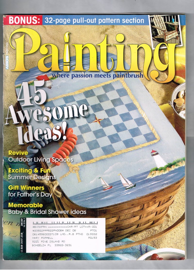 Painting Magazine June 2007 Volume 22 Number 3