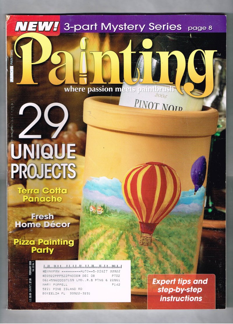 Painting Magazine February 2008 Volume 23 Number 1