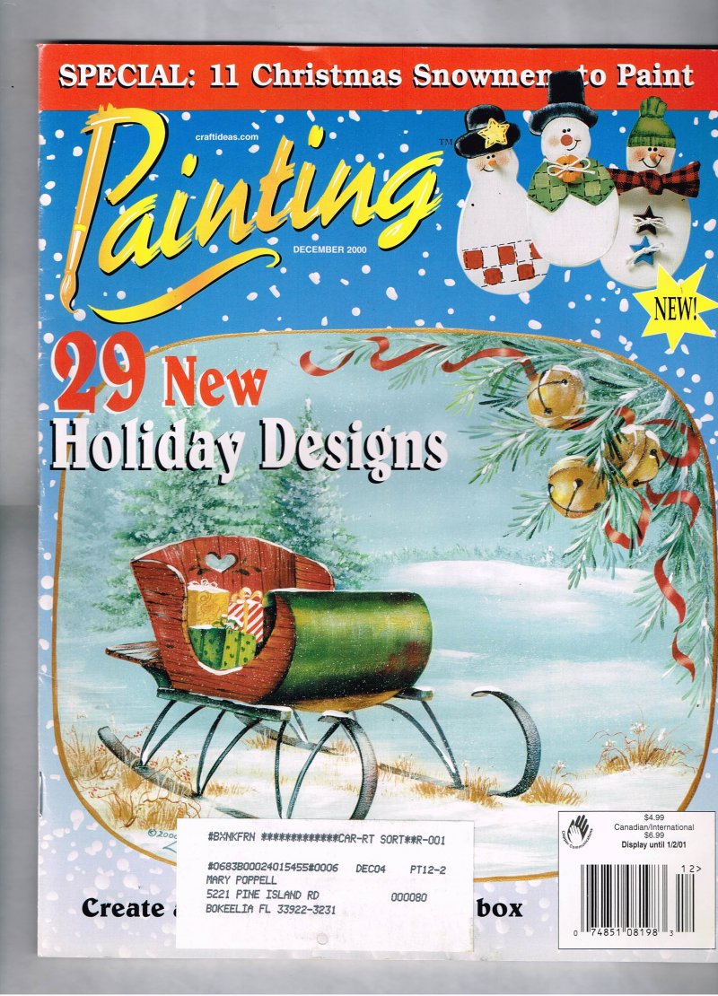 Painting Magazine December 2000