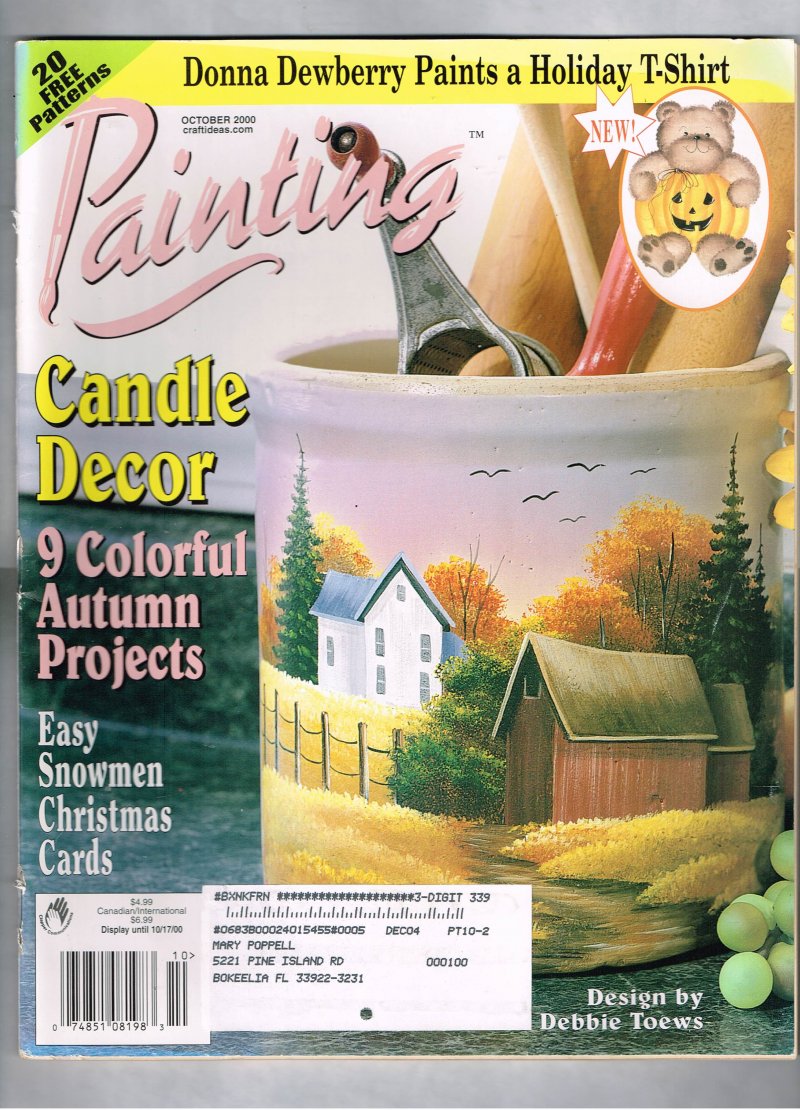 Painting Magazine October 2000