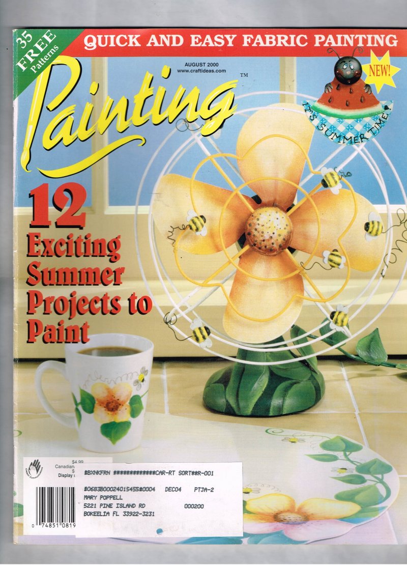 Painting Magazine August 2000