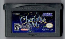 Nintendo Gameboy Advance Charlotte's Web Video Game Cart Only