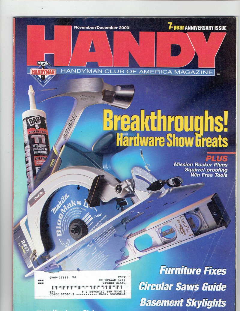 Handy Magazine November December 2000