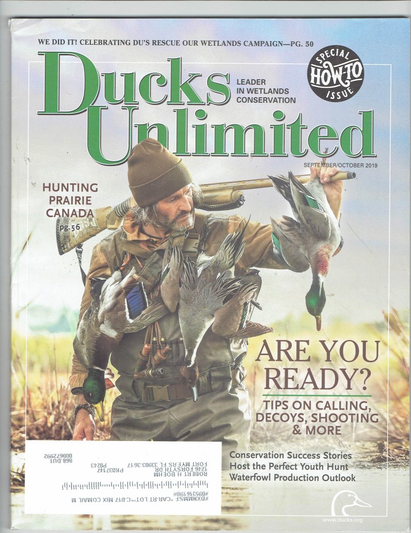 Image 0 of Ducks Unlimited Magazine September October 2019