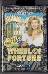 Sega Genesis Wheel Of Fortune vintage game Cart Sealed NEW