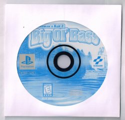 Big Ol' Bass Video Game Sony PlayStation 1 disc Only