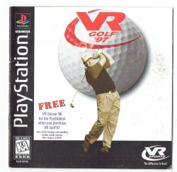 VR Golf 97 Manual Only Sony PlayStation