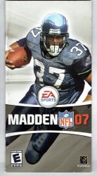 Madden NFL 07 PSP PlayStation Portable Manual Only