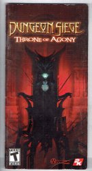 Dungeon Siege Throne Of Agony PSP PlayStation Portable Manual Only