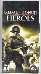 Medal Of Honor Heroes PSP PlayStation Portable Manual Only