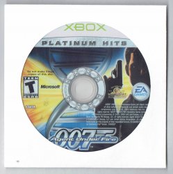 007 Agent Under Fire Platinum Hits Video Game Microsoft XBOX Disc Only