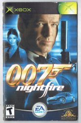 007 Agent Under Fire Video Game Microsoft XBOX MANUAL Only