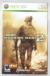 Call of Duty Modern Warfare 2 Video Game Microsoft XBOX 360 MANUAL Only
