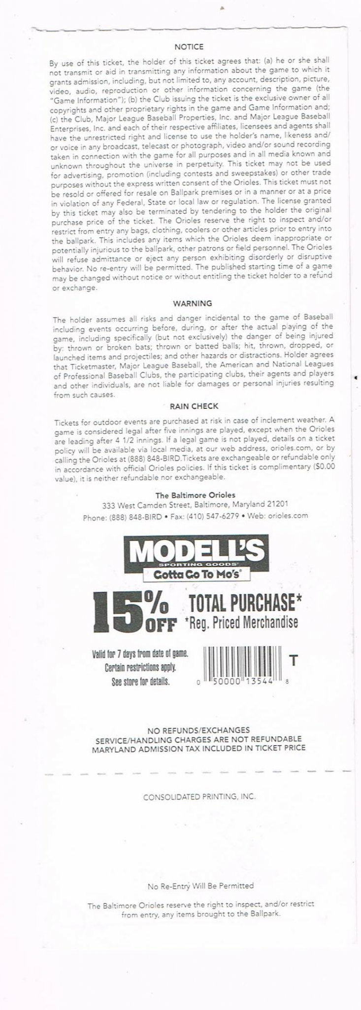 Image 1 of Felix Pie Hit For Cycle Full Unused Season Ticket 8 14 2009