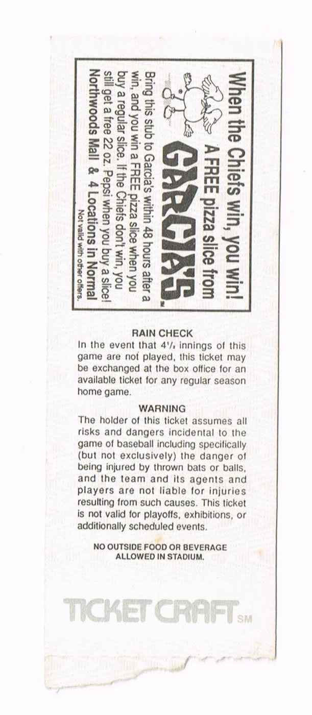 Image 1 of 1992 Mid West league All Star Game Ticket Stub