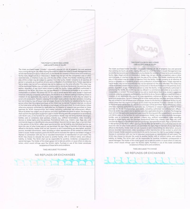 Image 1 of 2013 Final Four Semi Finals & Finals Full Unused Ticket Set UCONN Kentucky