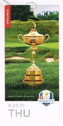 2021 Ryder Cup ticket Thursday September 23 practice Round Europe Winner