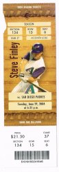 Randy Johnson 4000 4,000 strikeout Full Unused Ticket 6/29/04 2004