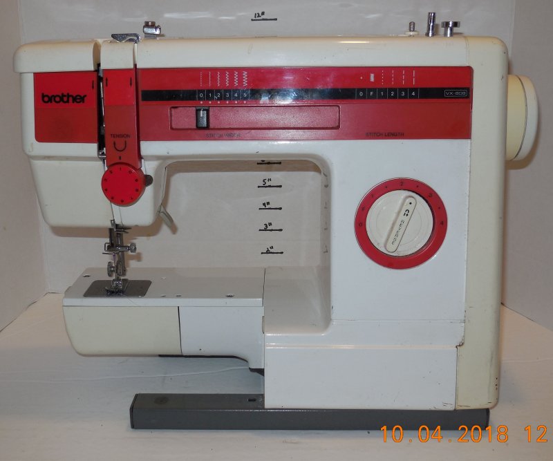 Image 0 of Brother Sewing Machine Model VX-808 with Foot pedal