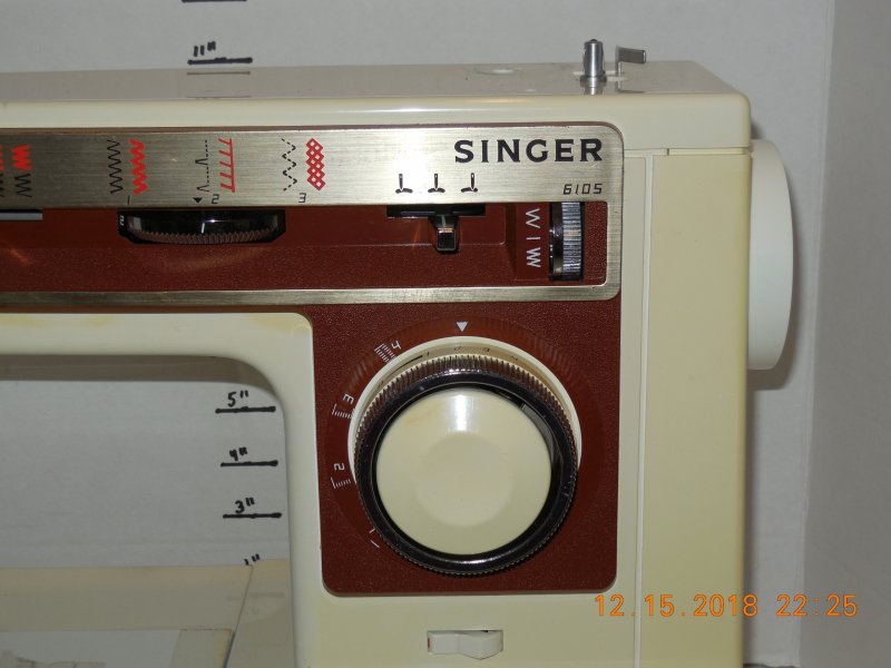 Singer Sewing Machine Model 6105 with Foot pedal