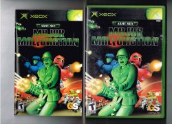 Army Men Major Malfunction video Game Microsoft XBOX CIB Rare VHTF