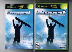 Amped snowboarding video Game Microsoft XBOX CIB