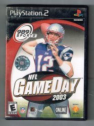 989 Sports NFL Game Day 2003 PS2 Game PlayStation 2 Case ONLY