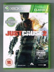 Just Cause 2 Microsoft XBOX 360 Game Case ONLY