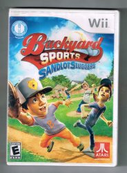 Backyard Sports Sandlot sluggers Nintendo Wii Game Case ONLY