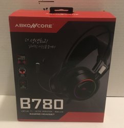 ABKO AVCORE B780 Gaming Headset NIB RGB 7.1