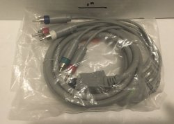 Nintendo Wii Component AV A/V Audio Video Cable Replacement