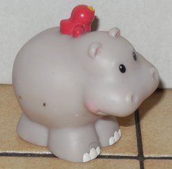 Fisher Price Current Little People Hippopotamus FPLP Animal Pet Zoo