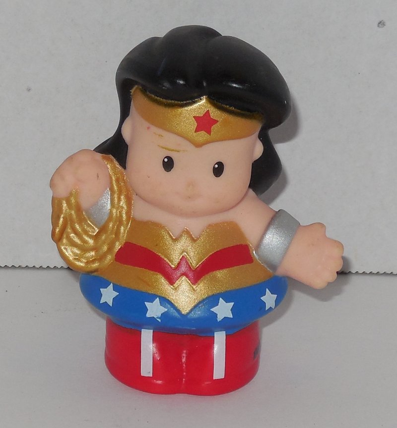 Image 0 of Fisher Price Current Little People Wonder Woman FPLP Rare VHTF
