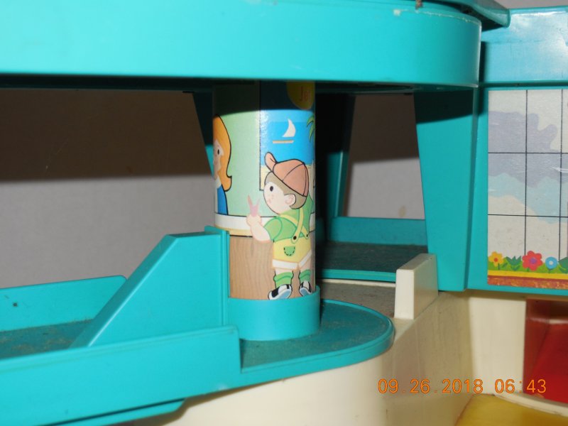 Image 9 of Fisher Price #996 Play Family Airport Vintage 1972 Little People Building Only