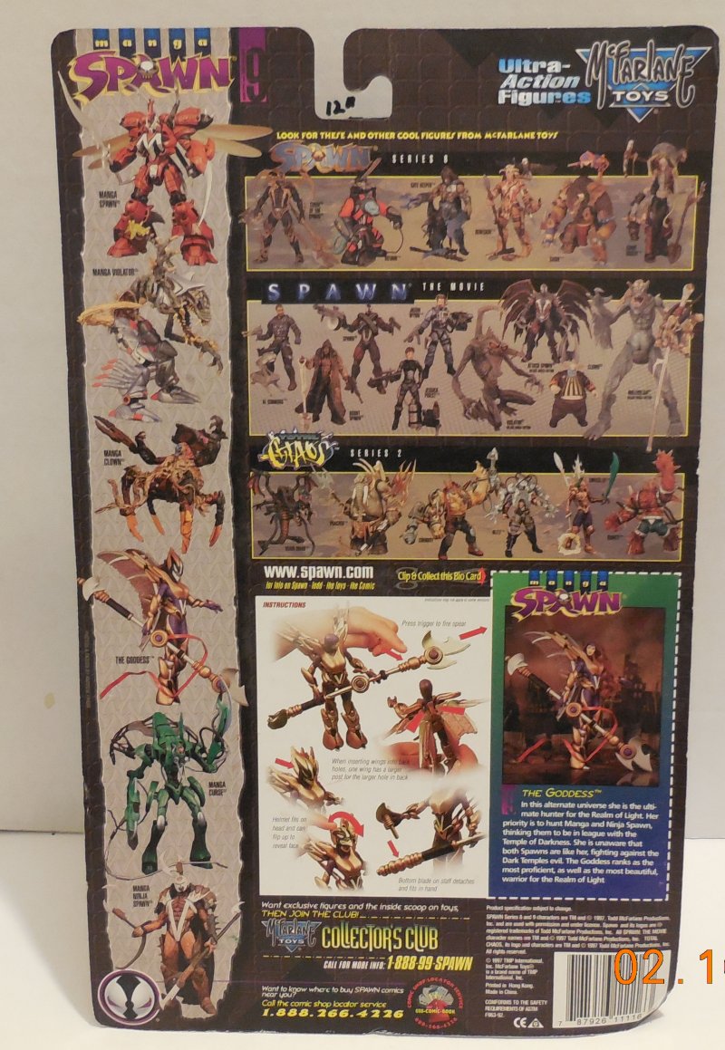 Image 6 of 1997 McFarlane Toys Manga Spawn Series 9 The GODDESS HTF