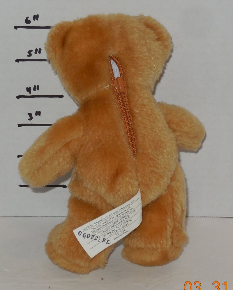 Image 1 of 2006 Lil Luvables Brown Bear Spin Master Toy Teddy 6