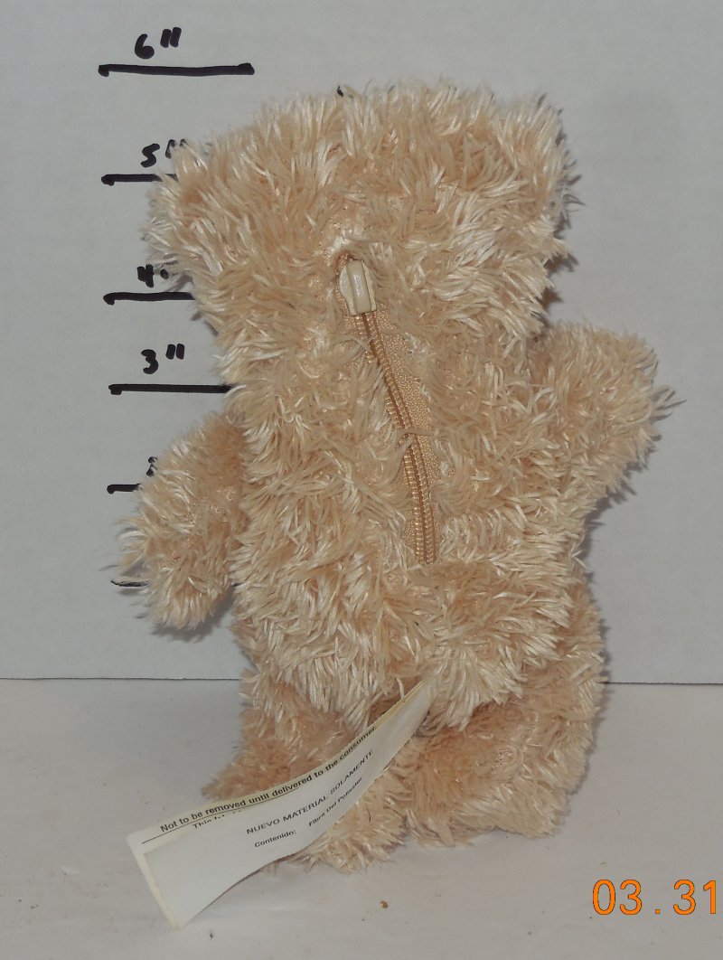Image 1 of 2006 Lil Luvables Tan Bear Spin Master Toy Teddy 6 For Fluffy Factory