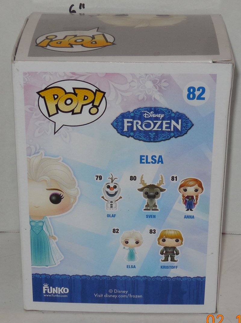 Image 2 of Funko Pop Disney Frozen Elsa #82 NIP Vinyl Figure