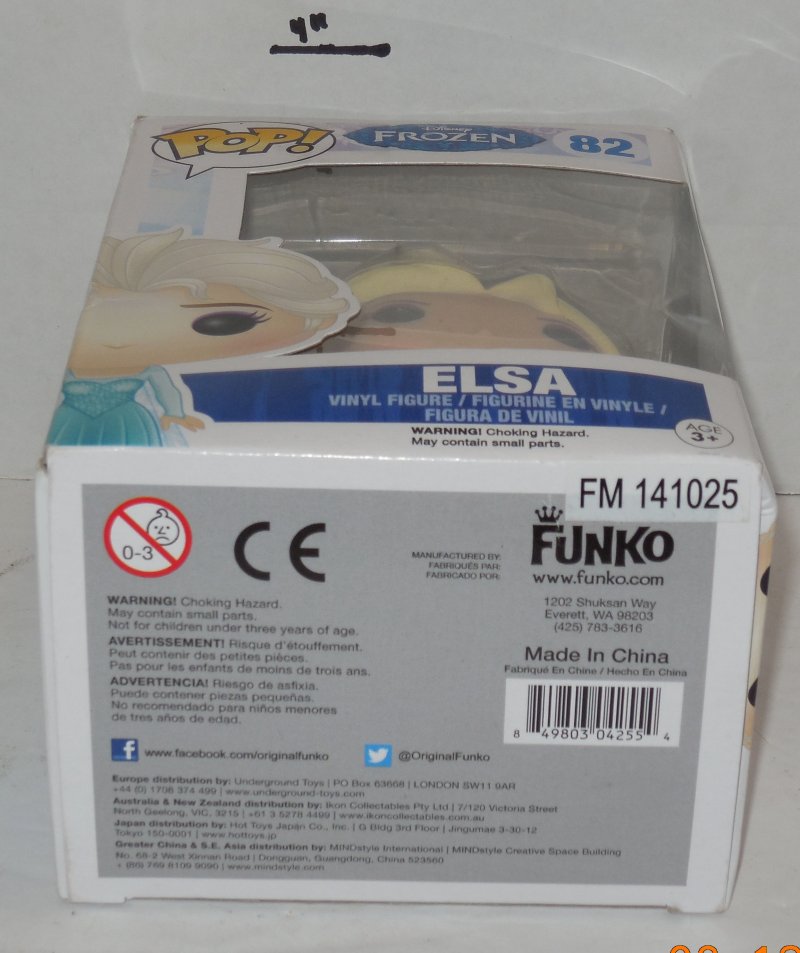 Image 4 of Funko Pop Disney Frozen Elsa #82 NIP Vinyl Figure