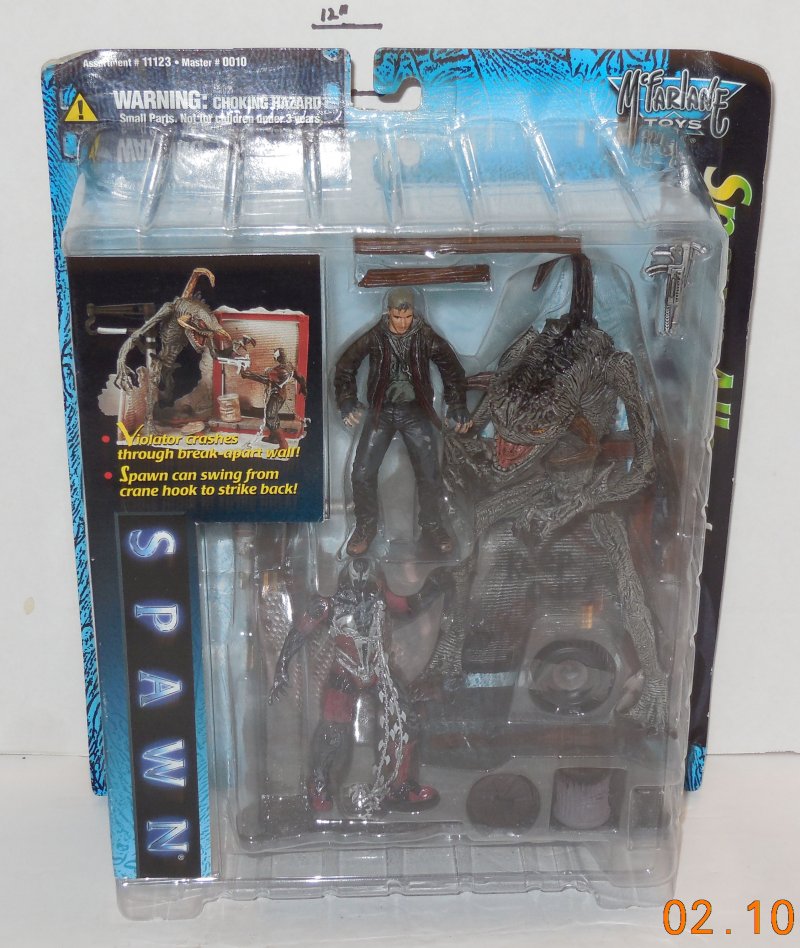 Image 0 of Vintage 1997 Spawn the movie Alley Playset McFarlane Violator Action Figure VHTF