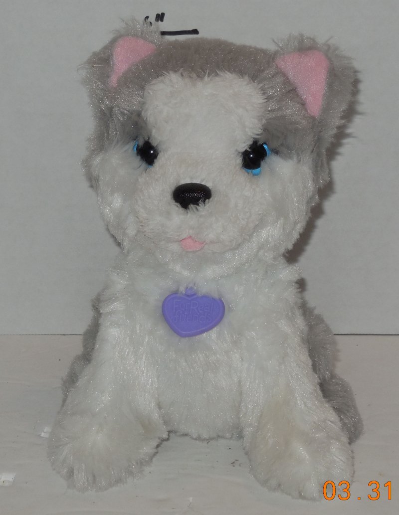 Image 0 of Hasbro FurReal Friends Pet Interactive 6 Puppy Dog Gray White