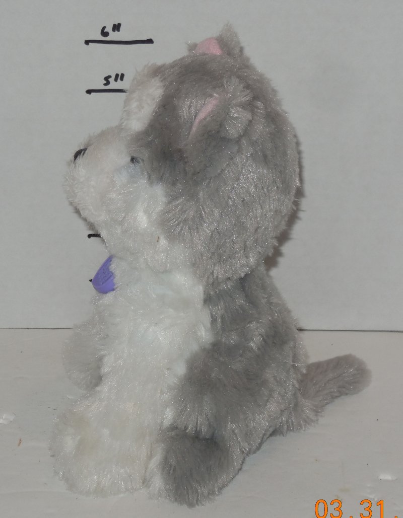 Image 1 of Hasbro FurReal Friends Pet Interactive 6 Puppy Dog Gray White
