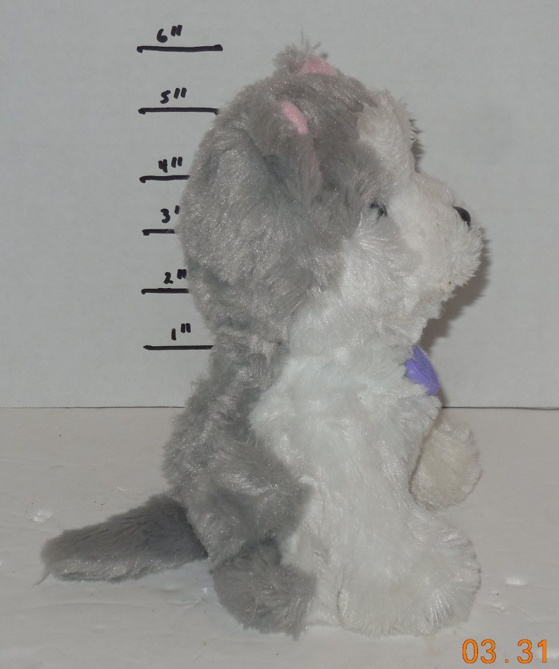 Image 3 of Hasbro FurReal Friends Pet Interactive 6 Puppy Dog Gray White