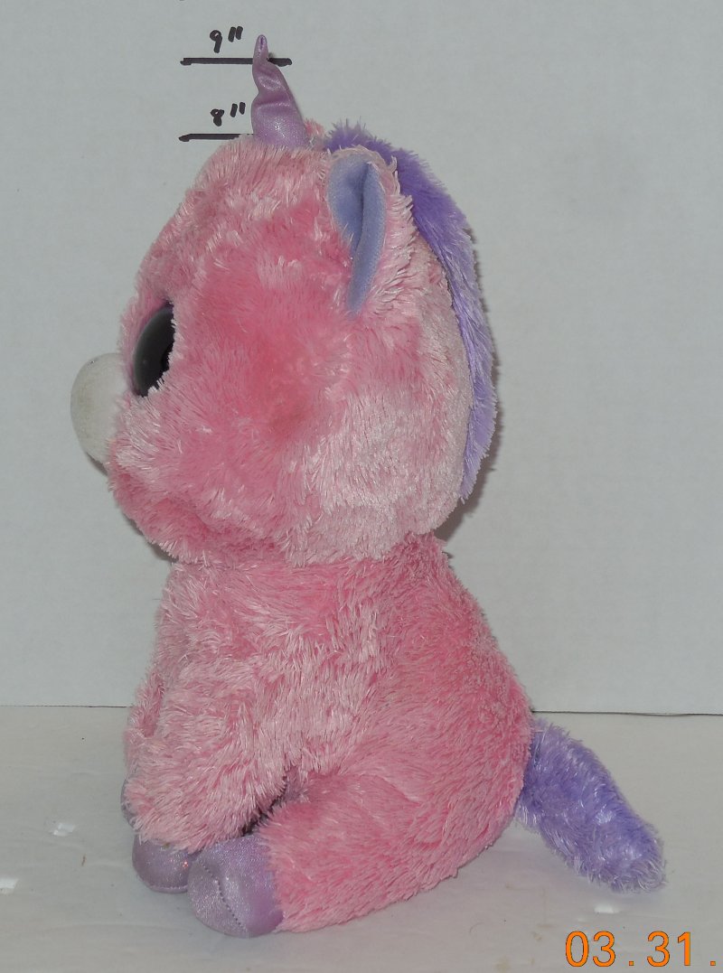 Image 1 of TY Beanie Babies Boos Magic The Unicorn plush toy