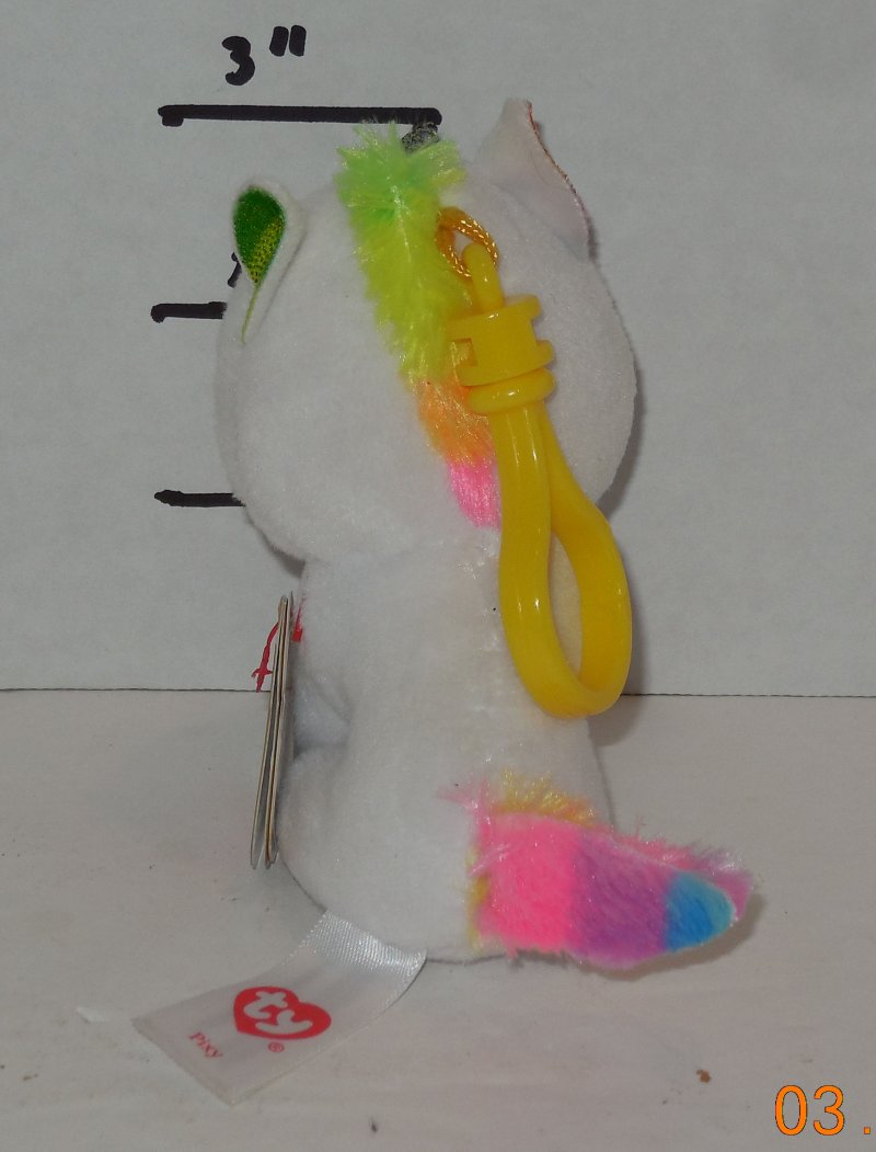 Image 2 of TY Beanie Babies Boos Pixy The Unicorn plush toy 3