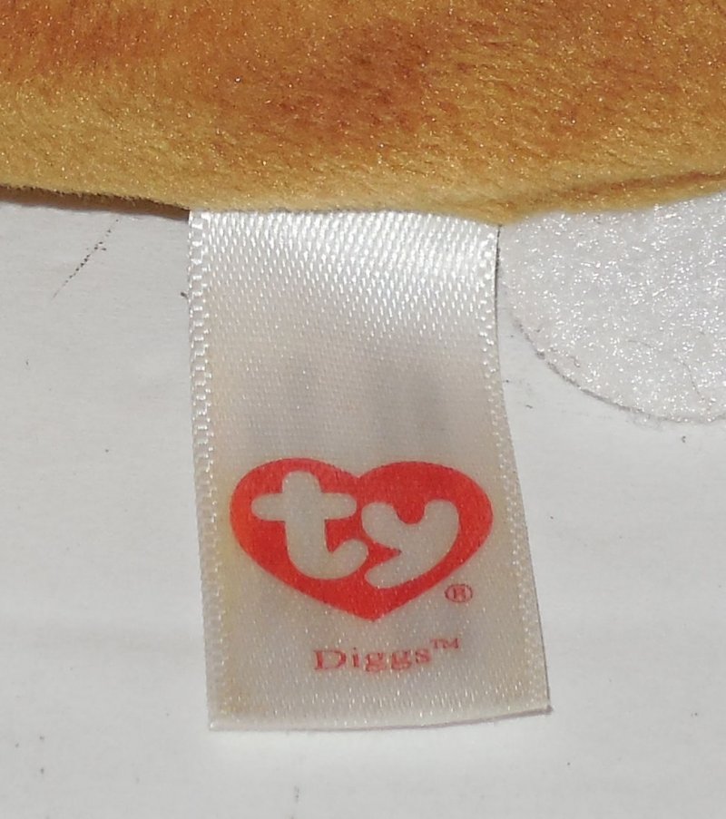 Image 4 of TY Beanie Boos Teeny Tys Stackable Plush Diggs The Dog