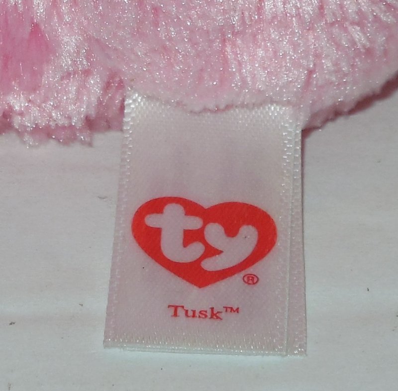 Image 4 of TY Beanie Boos Tusk The Walrus Pink plush toy